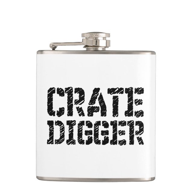 Crate Digger Flachmann (Vorderseite)