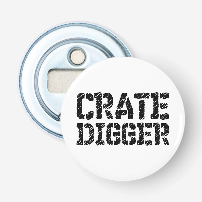 Crate Digger Flaschenöffner (Vorderseite)