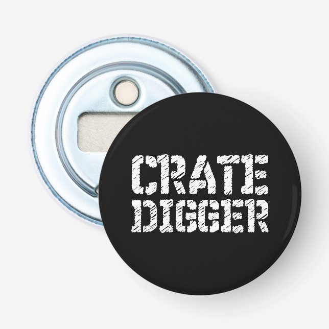 Crate Digger Flaschenöffner (Vorderseite)