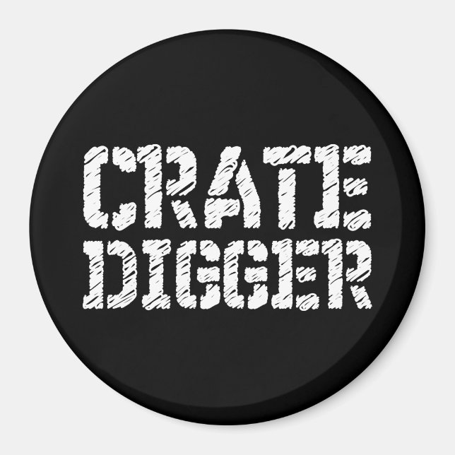 Crate Digger Magnet (Vorne)