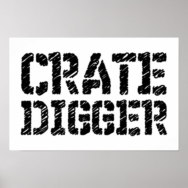 Crate Digger Poster (Vorne)