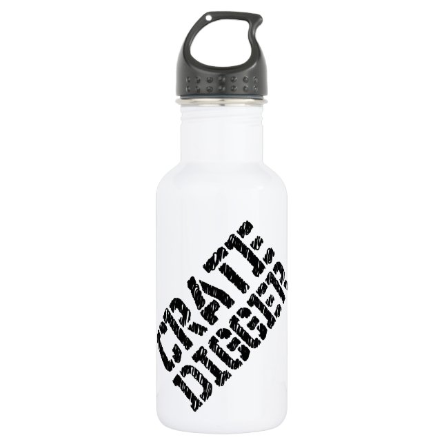 Crate Digger Trinkflasche (Vorderseite)