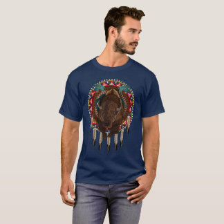 Cratemade Ureinwohner-Büffelentwurf 1 T-Shirt
