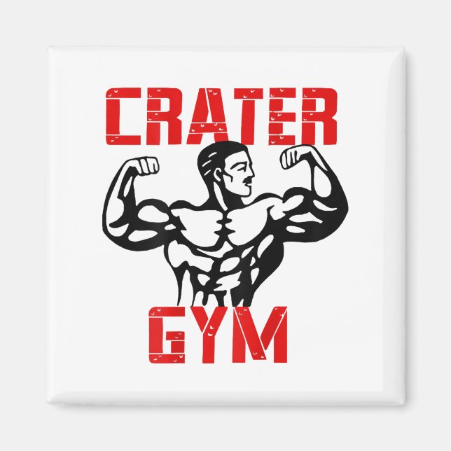 Crater Gym  Magnet (Vorne)