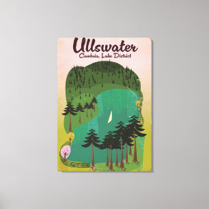 Crater Lake Kanada Reiseplakat Leinwanddruck