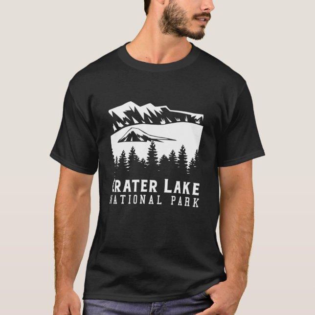 Crater Lake National Park Hiking Vacation T-Shirt (Vorderseite)
