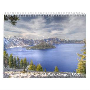 Crater Lake National Park, Oregon, USA Kalender