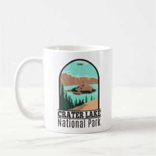 Crater Lake National Park Oregon Vintage Kaffeetasse