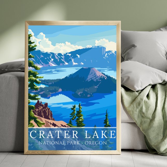 Crater Lake National Park Scenic Landscape Poster (Von Creator hochgeladen)