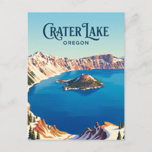 Crater Lake National Park USA Postkarte