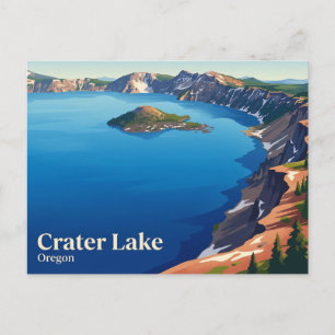 Crater Lake National Park USA Postkarte
