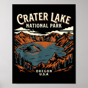 Crater Lake Nationalpark-Abenteuer Poster
