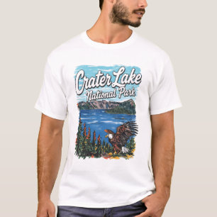 Crater Lake Nationalpark See Landschaft T-Shirt