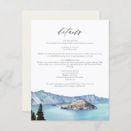 CRATER LAKE Nationalpark Zielort Details Karte