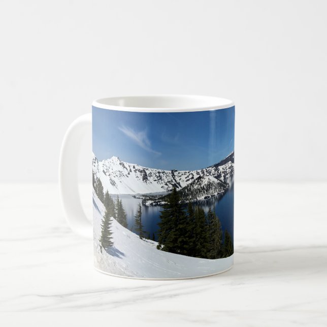 Crater Lake, Oregon Kaffeetasse (Vorderseite Links)
