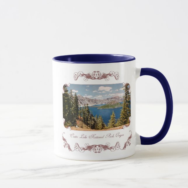 Crater Lake Oregon Kaffeetasse (Rechts)
