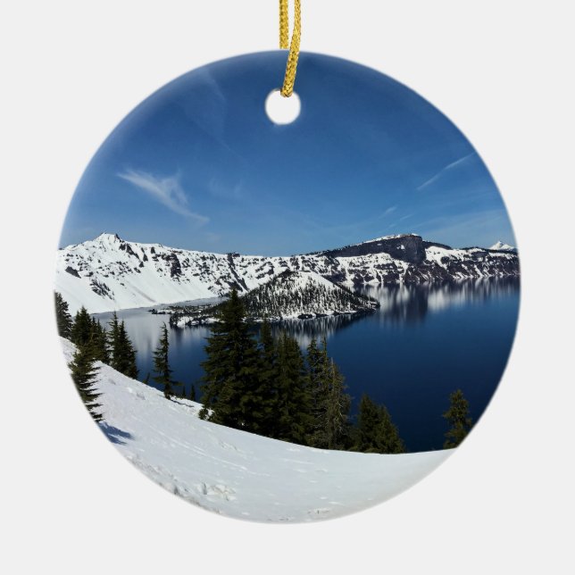 Crater Lake, Oregon Keramik Ornament (Vorne)