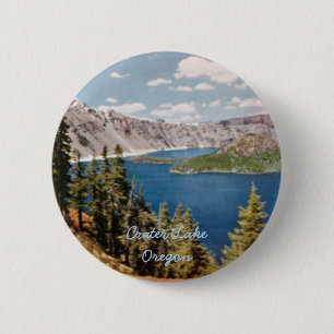 Crater Lake Oregon Knopf Button