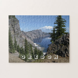 Crater Lake, Oregon, Landschaftsfoto Puzzle
