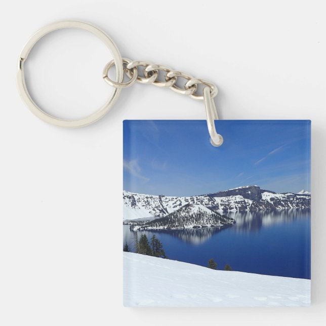 Crater Lake, Oregon Schlüsselanhänger (Vorderseite)