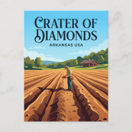 Crater of Diamonds State Park USA Postkarte