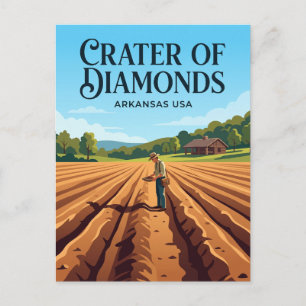 Crater of Diamonds State Park USA Postkarte