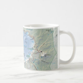 Crater See-Karten-Tasse Tasse