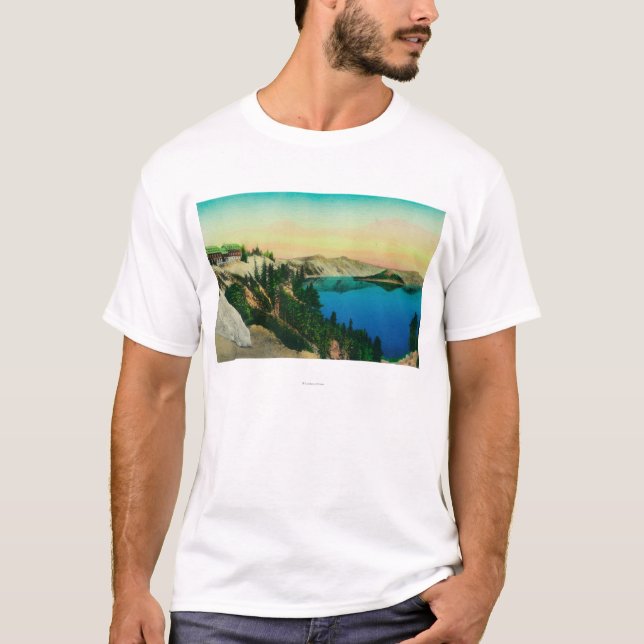 Crater See-Lodge übersehensee T-Shirt (Vorderseite)