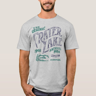 Crater See-Nationalpark-Vorlagen-T-Shirt T-Shirt