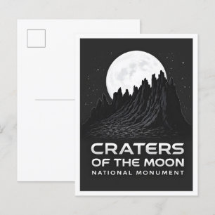 Craters of the Moon National Monument Idaho Reise Postkarte