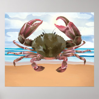 Craustacean Nautic Poster