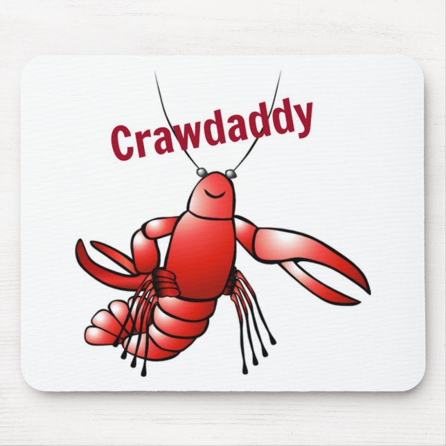 Crawdaddy Red Crayfish Mousepad (Vorne)