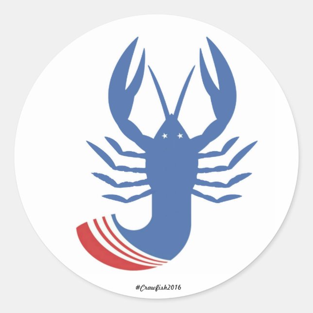 #Crawfish2016 Sticker (Vorderseite)