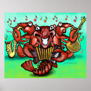 Crawfish Band Poster