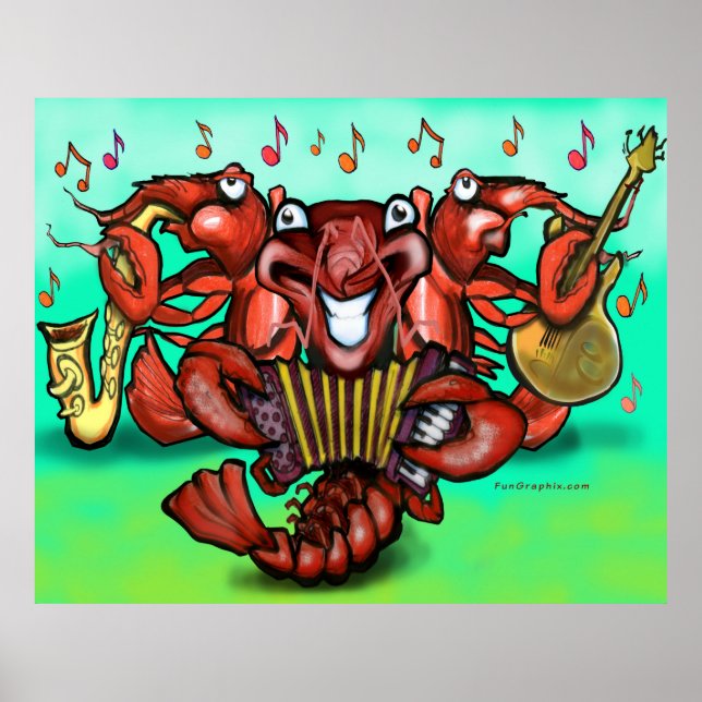 Crawfish Band Poster (Vorne)
