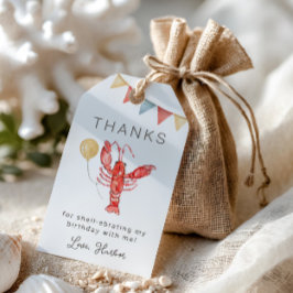 Crawfish Birthday Party Favor Tags Geschenkanhänger