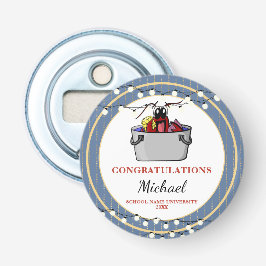 Crawfish Boil Blue Gold Graduation Party Gefallen Flaschenöffner