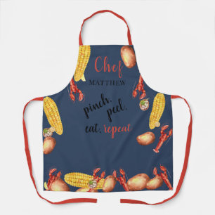 Crawfish Boil Bridal Engagement Partei Custom Schürze