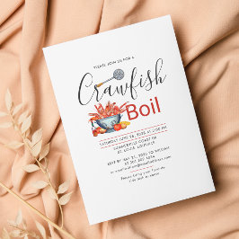Crawfish Boil Coastout Family Wiedersehen Einladung