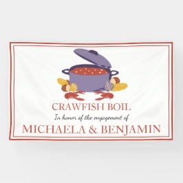 Crawfish Boil Couples Showingparty Banner