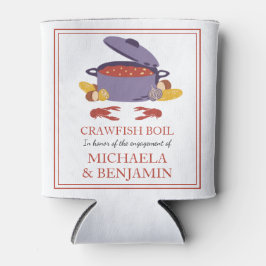 Crawfish Boil Couples Showingparty Dosenkühler