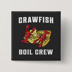 Crawfish Boil Crew Button