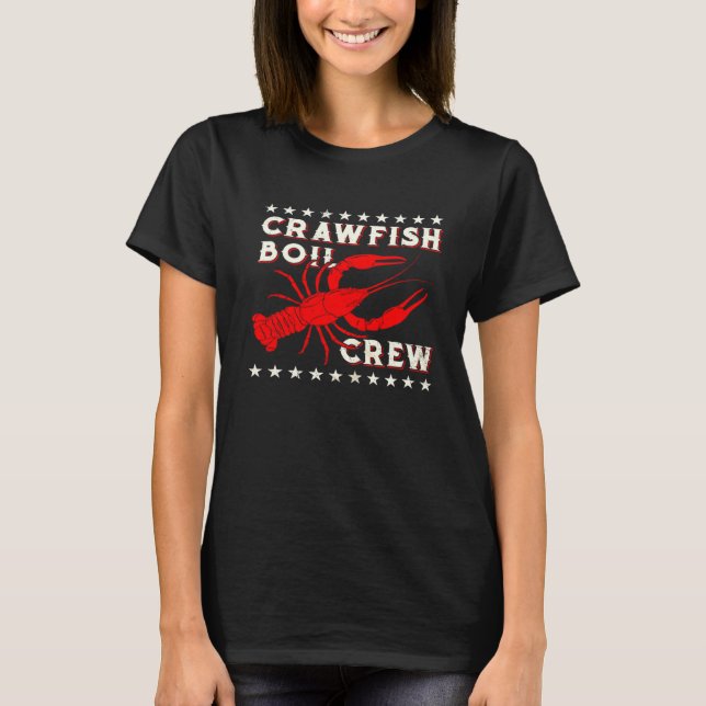 Crawfish Boil Crew  Cajun  For Men Mardi Gras T-Shirt (Vorderseite)