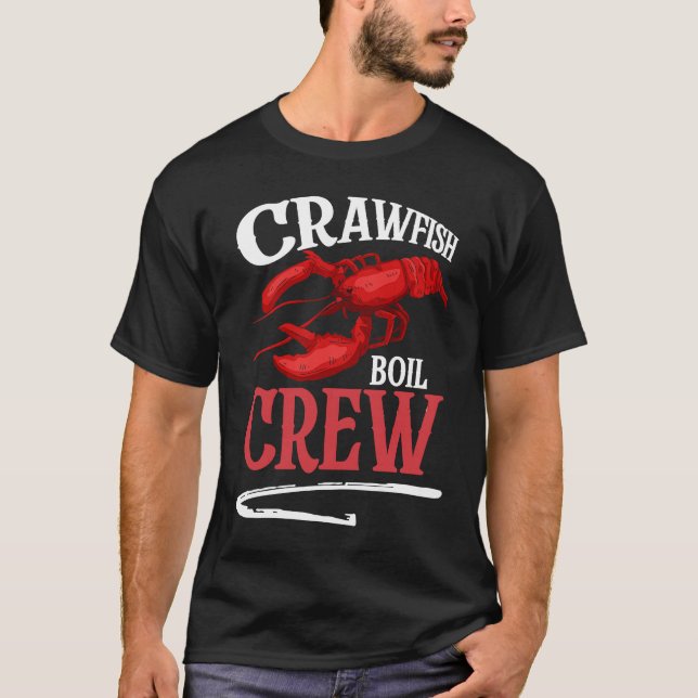 Crawfish Boil Crew Crayfish  2 T-Shirt (Vorderseite)