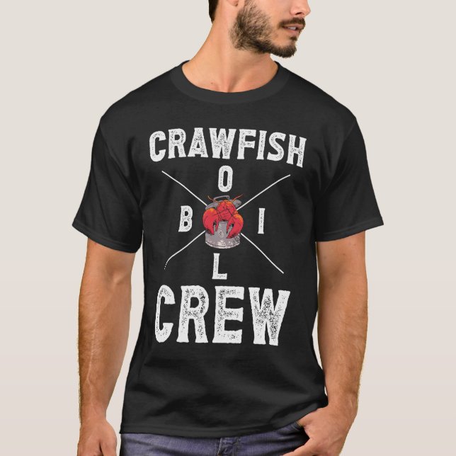 Crawfish Boil Crew Crayfish  3 T-Shirt (Vorderseite)