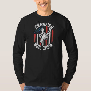 Crawfish Boil Crew Funny Cajun für Men Mardi Gras T-Shirt