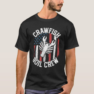 Crawfish Boil Crew Funny Cajuns für Men Mardi Gras T-Shirt