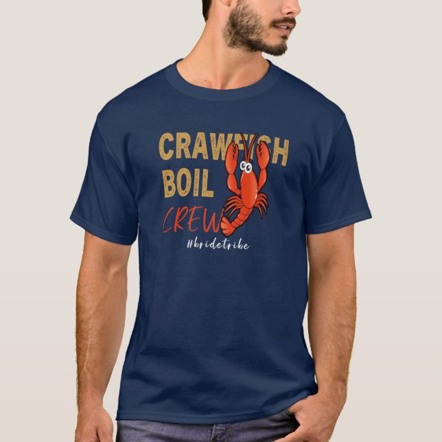 Crawfish Boil Crew Funny Hübsche Damen Crawfish Bi T-Shirt (Vorderseite)