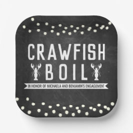 Crawfish Boil-Engagement-Partei Pappteller