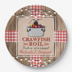 Crawfish Boil-Engagement-Partei Pappteller